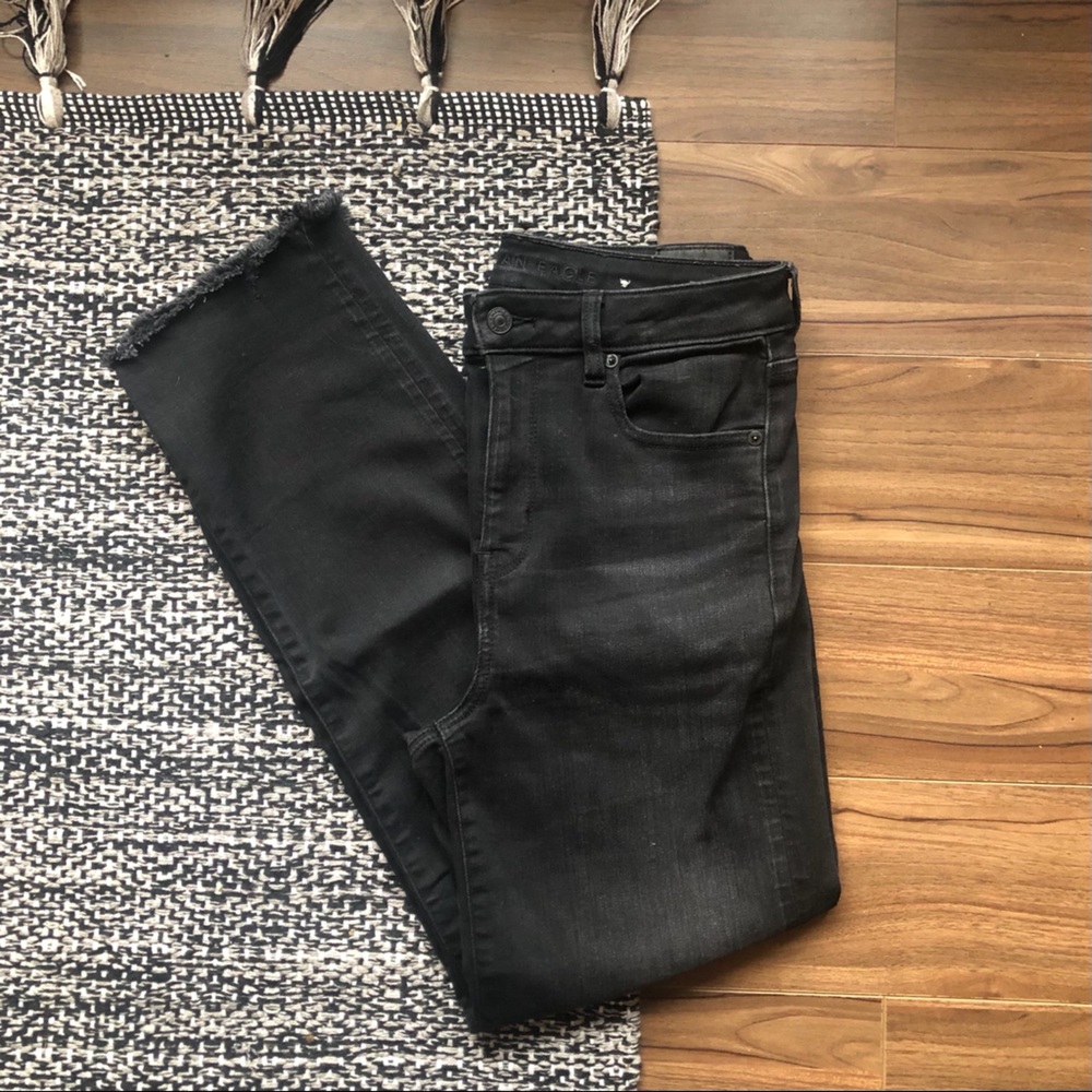 AE Ne(x)t Level Slim Straight Jean • Black Wash